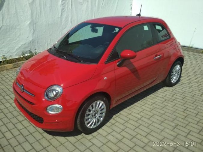 Fiat 500, 1.0 BSG 70k Cult, barva červená