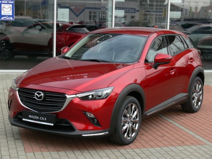 Mazda CX-3, 2.0 Skyactiv G121 + NAVI, barva červená