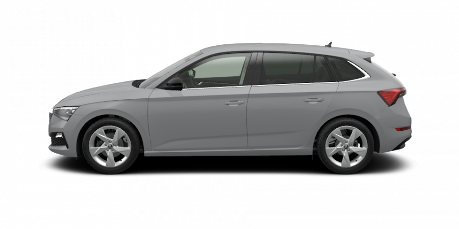 Škoda Scala, 1,5 TSI 110 kW 6-stup. mech., barva šedá