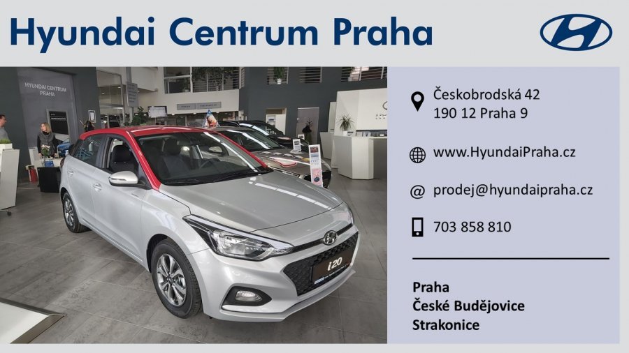 Hyundai i20, 1,25i 55 kW (95 NAT) 5 st. man, barva stříbrná