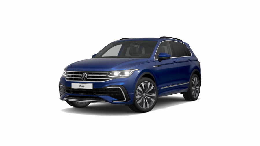 Volkswagen Tiguan, Tiguan R-Line 1,5 TSI 110 kW EVO 7DSG, barva modrá