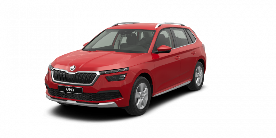 Škoda Kamiq, 1,5 TSI 110 kW 6-stup. mech., barva červená