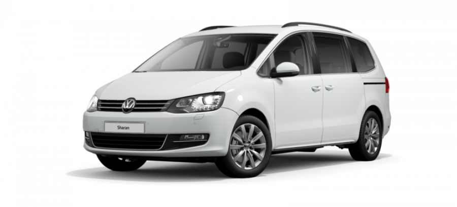 Volkswagen Sharan, 2,0 TDI 6DSG, barva bílá