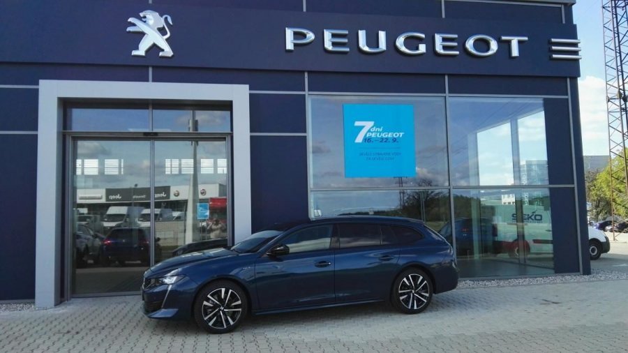 Peugeot 508, SW GT BlueHDi 180 S&S AUT8, barva modrá