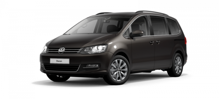 Volkswagen Sharan, 2.0 TDI 4MOT 7DSG, barva hnědá