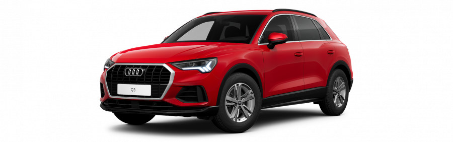 Audi Q3, Q3 35 TFSI 110kW, barva červená