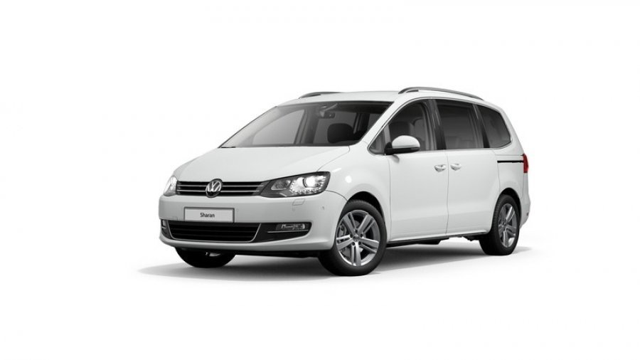 Volkswagen Sharan, 2.0 TDI 4MOT 7DSG, barva bílá