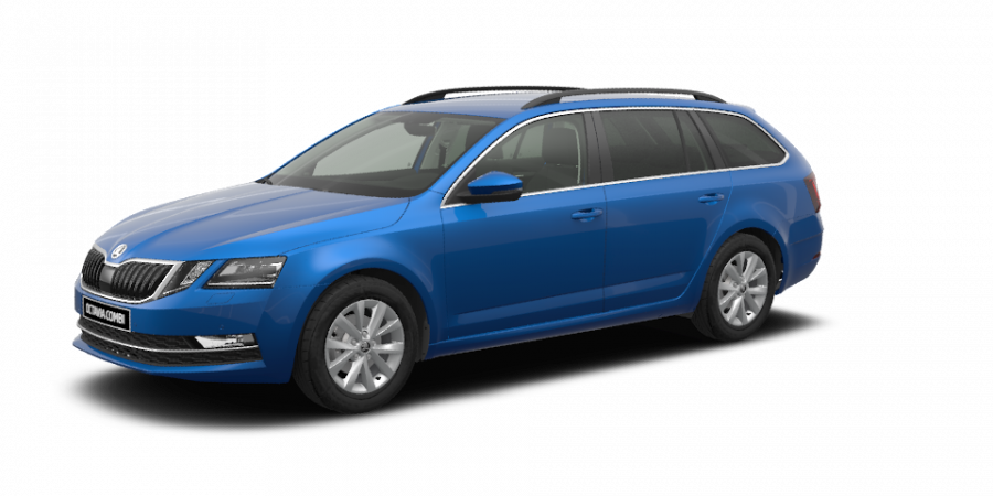 Škoda Octavia, 1,5 TSI 110 kW 6-stup. mech., barva modrá