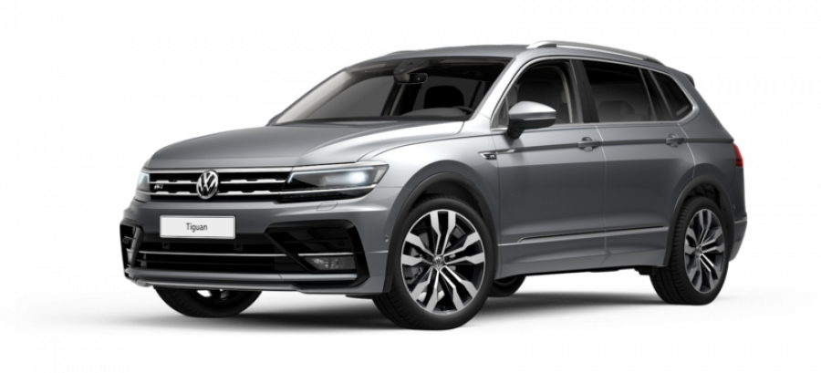 Volkswagen Tiguan Allspace, CL R-Line 1,5 TSI ACT 7DSG, barva stříbrná