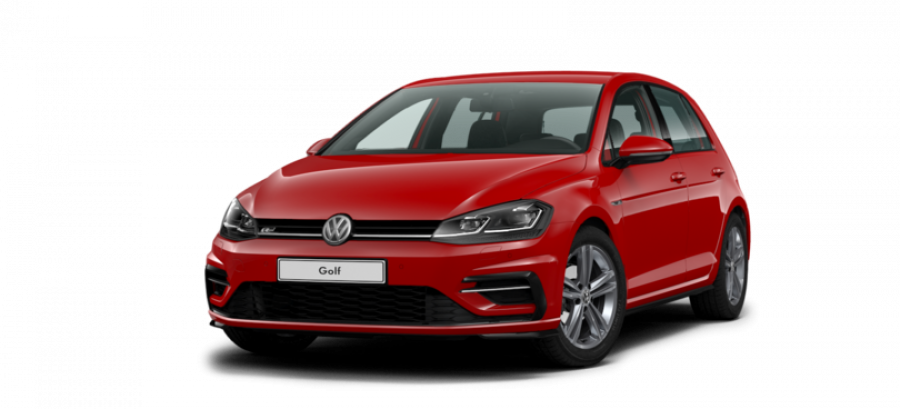 Volkswagen Golf, R-Line CL 1,0 TSI BMT OPF 6G, barva červená