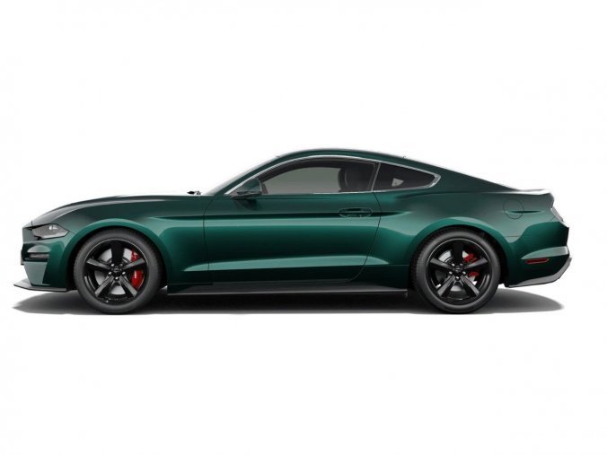 Ford Mustang, liftback, MUSTANG V8 BULLITT Fastback 5,0 BULLITT 338 kW / 460 k, barva zelená