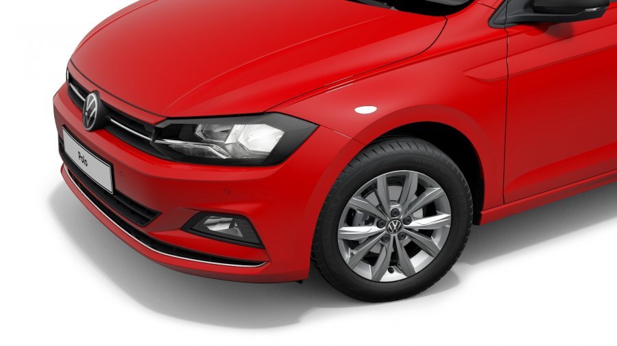 Volkswagen Polo, Polo Highline 1,0 TSI 7DSG, barva červená