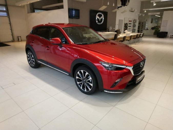 Mazda CX-3, 2.0i 121k - k odběru od srpna 2019, barva červená