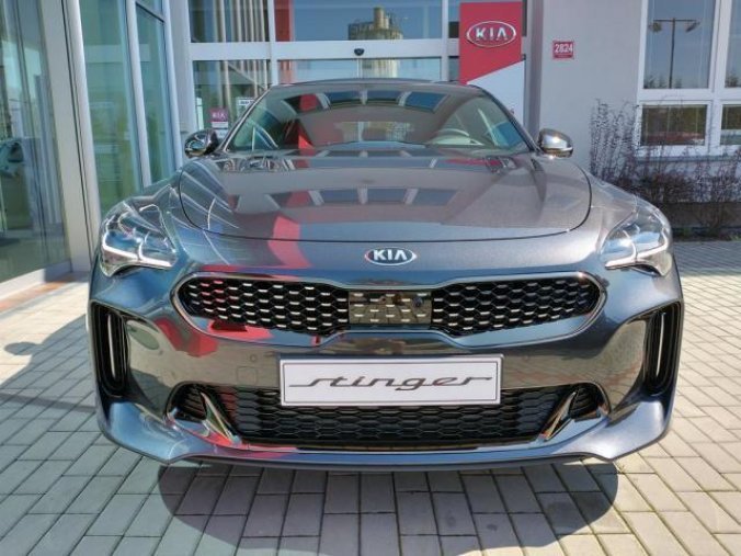 Kia Stinger, 3.3 V6 T-GDi 4x4 8A/T GT MY21, barva šedá