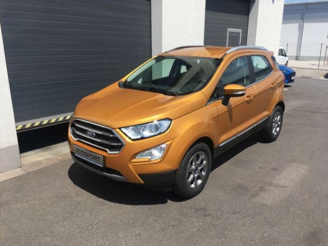 Ford EcoSport, Titanium, 5dveřová, 1.0 EcoBoost 92 kW/125 k, 6st. manuální, barva žlutá