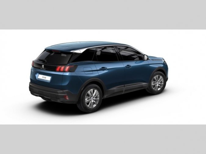 Peugeot 3008, Active Pack 1.2 PT 130k MAN6, barva modrá