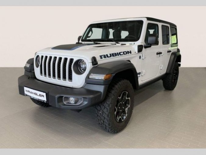 Jeep Wrangler, 2.0T 4xe PHEV 380k 8AT Rubicon, barva bílá