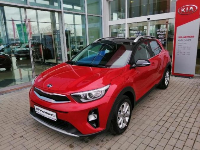 Kia Stonic, 1,25 CVVT Exclusive, barva červená