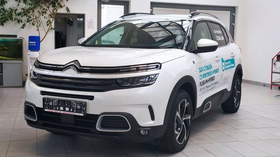 Citroën C5 Aircross, Citroën SUV C5 Aircross Hybrid FEEL PACK 225 k S&S ë-EAT8, barva bílá