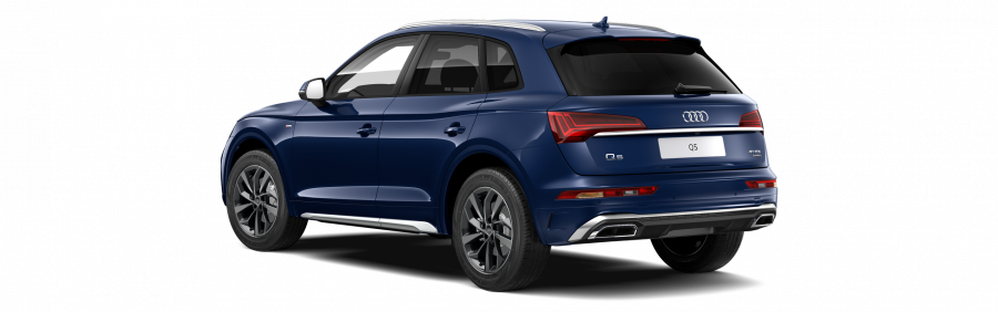 Audi Q5, Q5 S line 40 TDI 150kW quattro, barva modrá