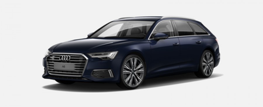 Audi A6 Avant, Avant Design 50 TDI quattro, barva modrá