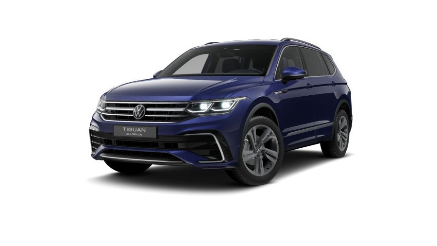 Volkswagen Tiguan Allspace, Allspace R-Line 1,5 TSI 110 kW EVO 7DSG, barva modrá