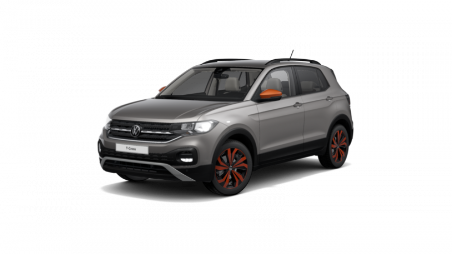 Volkswagen T-Cross, Life 1,0 TSI 70 kW 5G, barva šedá