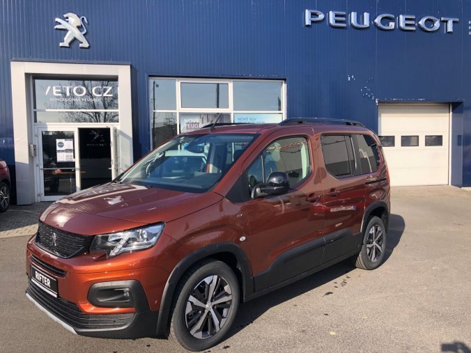 Peugeot Rifter, RIFTER GT 1.5 BlueHDi 130k MAN6, barva hnědá