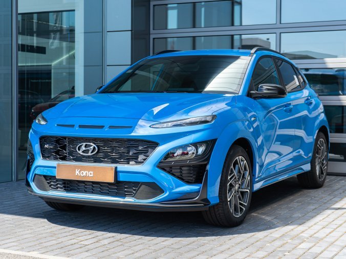 Hyundai Kona, 1,0 T-GDI 88 kW (95 NAT) 6 st. man, barva modrá