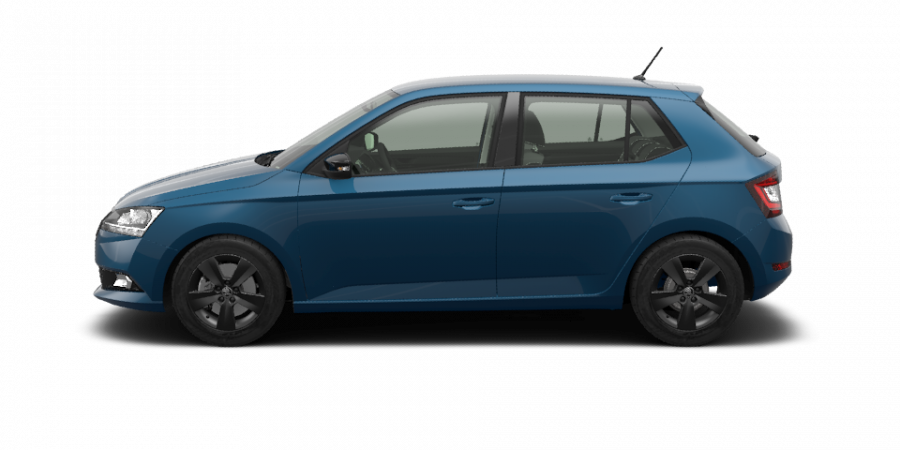 Škoda Fabia, 1,0 TSI 70 kW 5-stup. mech., barva modrá