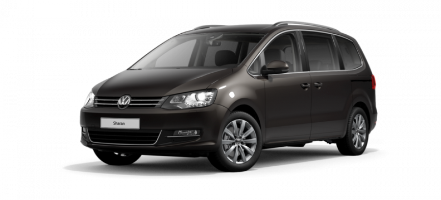 Volkswagen Sharan, 2.0 TDI 4MOT 7DSG, barva hnědá