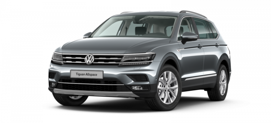 Volkswagen Tiguan Allspace, HL Rlin 2,0 TDI DPF 7DSG 4M SCR, barva šedá