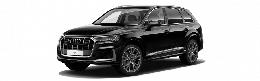 Audi Q7, Q7 S line 55 TFSI quattro, barva černá