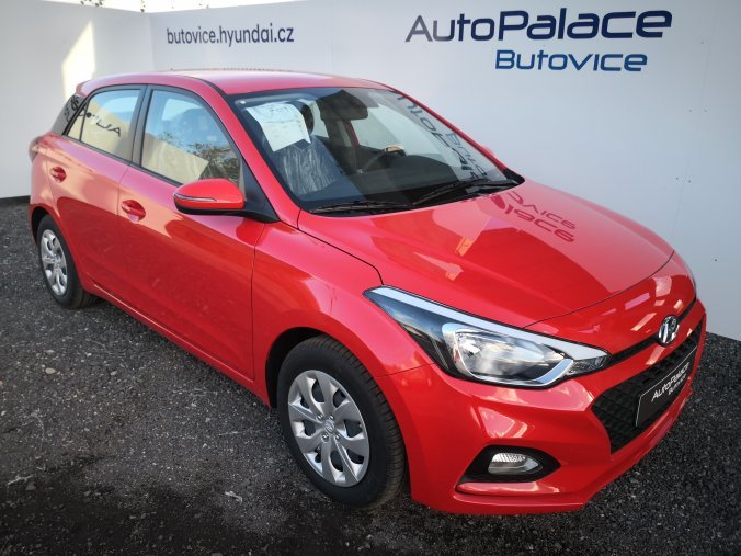 Hyundai i20, 1,25i 55 kW (95 NAT) 5 st. man, barva červená