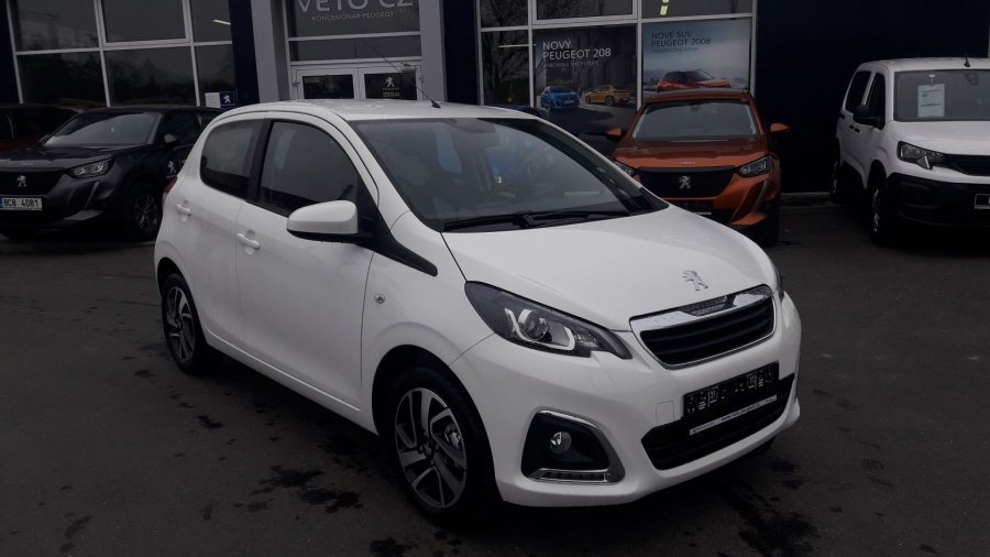 Peugeot 108, ALLURE 1.0 VTi 72k MAN5, barva bílá