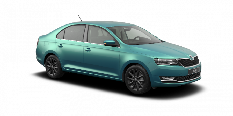 Škoda Rapid, 1,0 TSI 81 kW 6-stup. mech., barva modrá