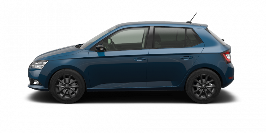 Škoda Fabia, 1,0 TSI 81 kW 6-stup. mech., barva modrá