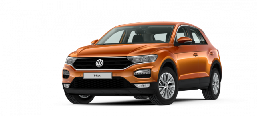 Volkswagen T-Roc, 1,0 TSI OPF 6G, barva oranžová