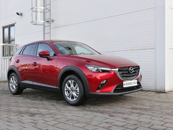 Mazda CX-3, 2,0 Skyactiv-G 89kW/121k AT, barva červená