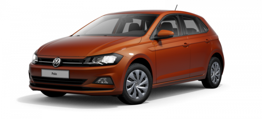 Volkswagen Polo, Maraton Ed. 1,0 TSI 7DSG, barva oranžová