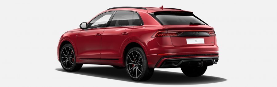 Audi Q8, Q8 50 TDI quattro, barva červená