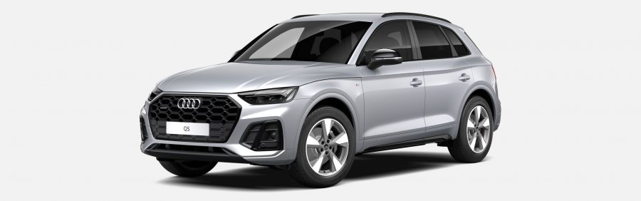 Audi Q5, Q5 S line 40 TDI 150kW quattro, barva stříbrná