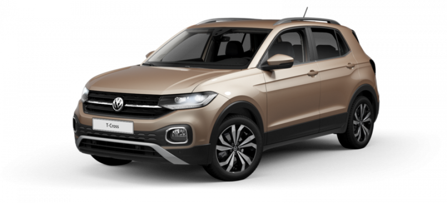 Volkswagen T-Cross, Style 1.0 TSI 85 kW 6G, barva béžová