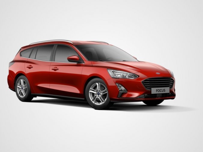 Ford Focus, 1.0 EcoBoost, barva červená