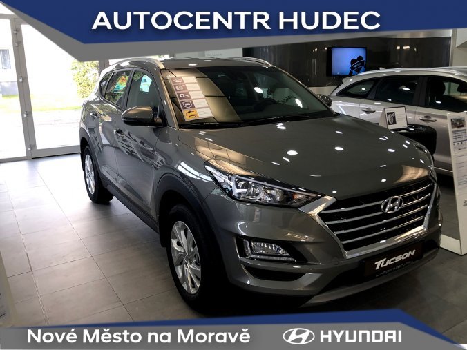 Hyundai Tucson, 1,6 T-GDi 130 kW (95 NAT) 6 st. man, barva šedá