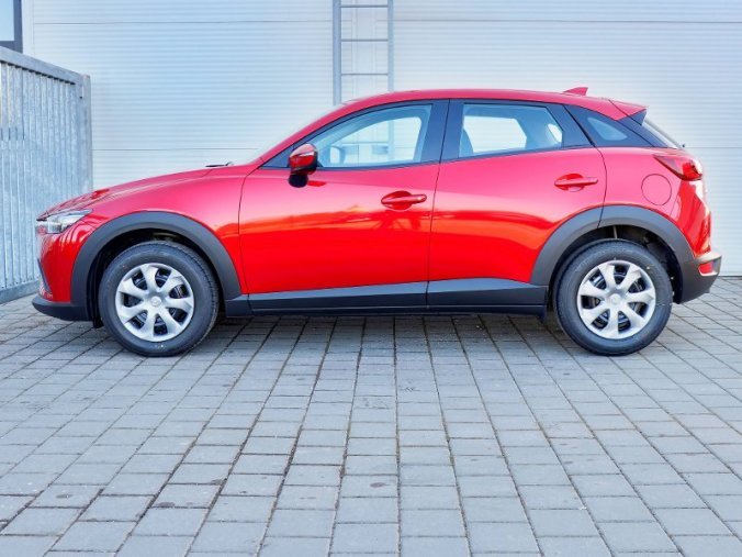 Mazda CX-3, 2,0 Skyactiv-G 121k/89kW, barva červená