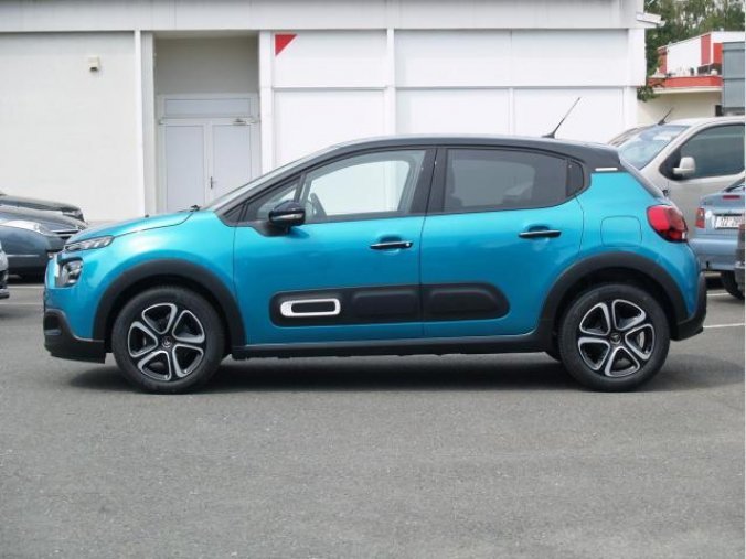 Citroën C3, Shine 1,2PT 110 EAT6, barva modrá