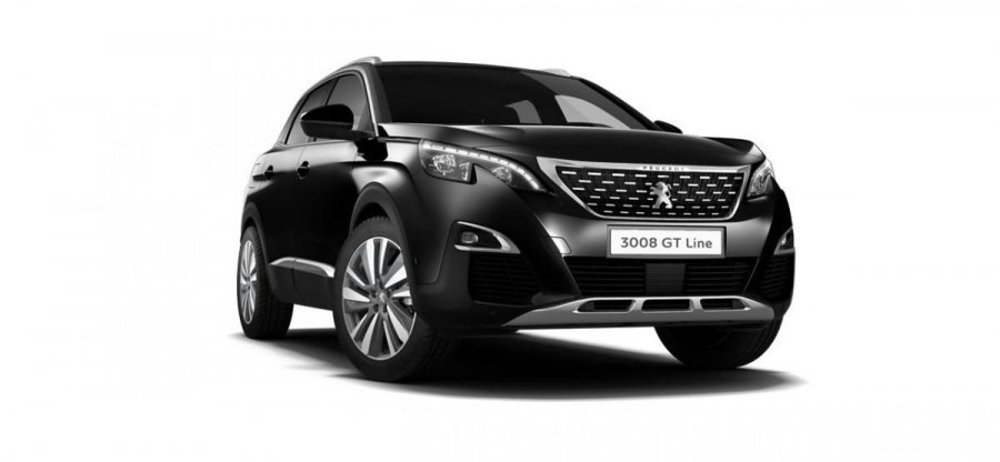 Peugeot 3008, GT-line 2.0 BlueHDi 180k EAT8, barva černá