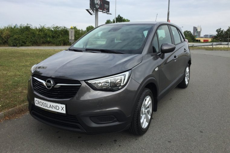 Opel Crossland X, 1.2 SMILE MT5 ALU+PARK.SENZORY, barva šedá