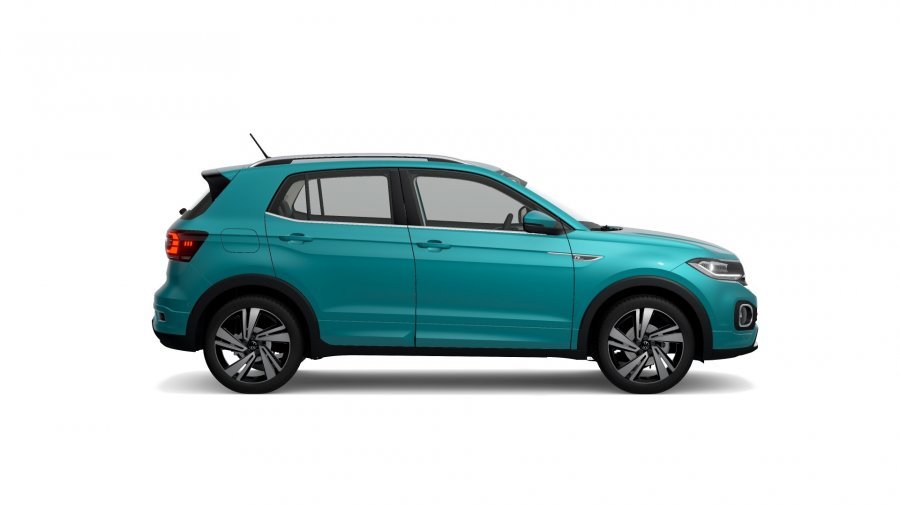 Volkswagen T-Cross, T-Cross Style 1,5 TSI 110 kW 7DSG, barva tyrkysová